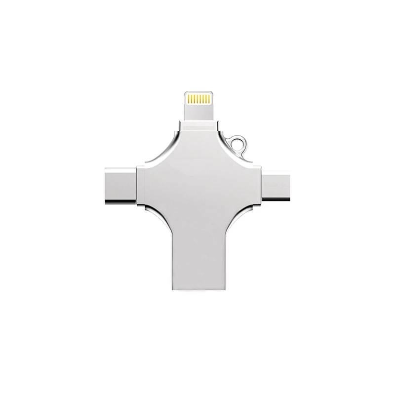 Kismo 4 in 1 USB Flash Drive Mirco USB/Lightning/Type-C Pen Drive For Samsung S8 S9 Note 9 Mate10 P20 iphone 8 7 6 Plus iPad Air
Kismo 4 in 1 USB Flash Drive Mirco USB/Lightning/Type-C Pen Drive For Samsung S8 S9 Note 9 Mate10 P20 iphone 8 7 6 Plus iPad Air