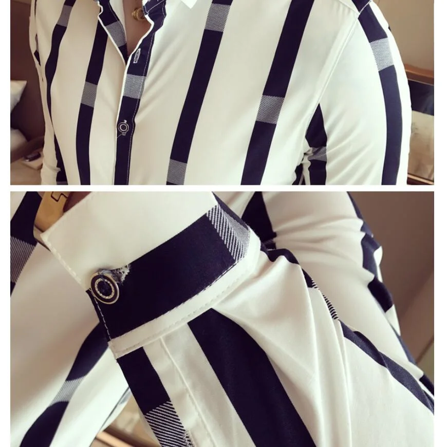 2021 New style Fashion Male autumn slim fit long sleeve shirts/Men's High quality Pure cotton stripe Dress shirt/Men's Tops 2XL
2021 New style Fashion Male autumn slim fit long sleeve shirts/Men's High quality Pure cotton stripe Dress shirt/Men's Tops 2XL