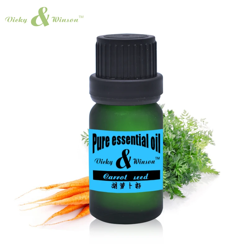 Vicky&winson Carrot Seed essential oil 10ml pure natural Improve skin color elasticity Detox aromatherapy oils VWDF18
Vicky&winson Carrot Seed essential oil 10ml pure natural Improve skin color elasticity Detox aromatherapy oils VWDF18