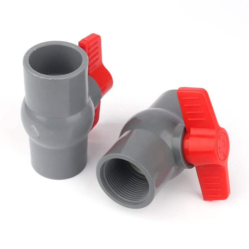 3pcs/lot 20-50mm PVC Globe Valve Water Pipe Connector Agriculture Garden Irrigation Fittings Aquarium Water Supply Tube Joint
3pcs/lot 20-50mm PVC Globe Valve Water Pipe Connector Agriculture Garden Irrigation Fittings Aquarium Water Supply Tube Joint