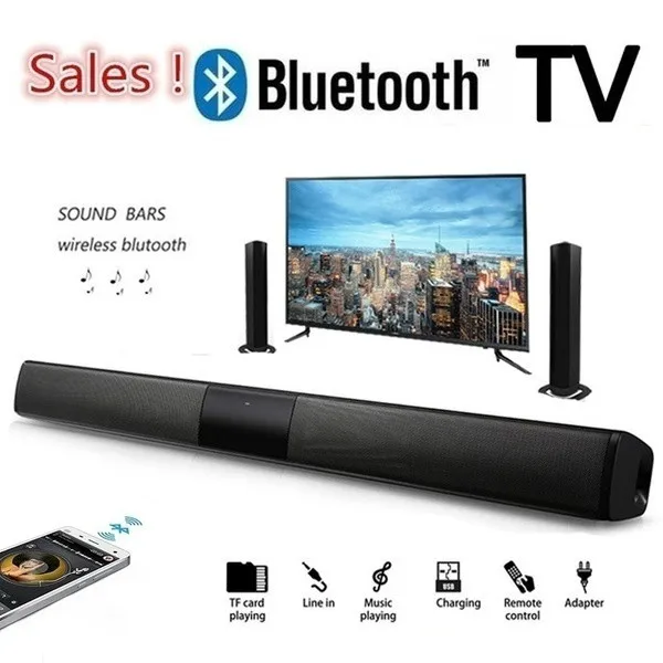 New 330/550mm Wireless Bluetooth Soundbar Speaker Home Theater TV Strong Bass Sound Bar Subwoofer with/without Remote Control
New 330/550mm Wireless Bluetooth Soundbar Speaker Home Theater TV Strong Bass Sound Bar Subwoofer with/without Remote Control
