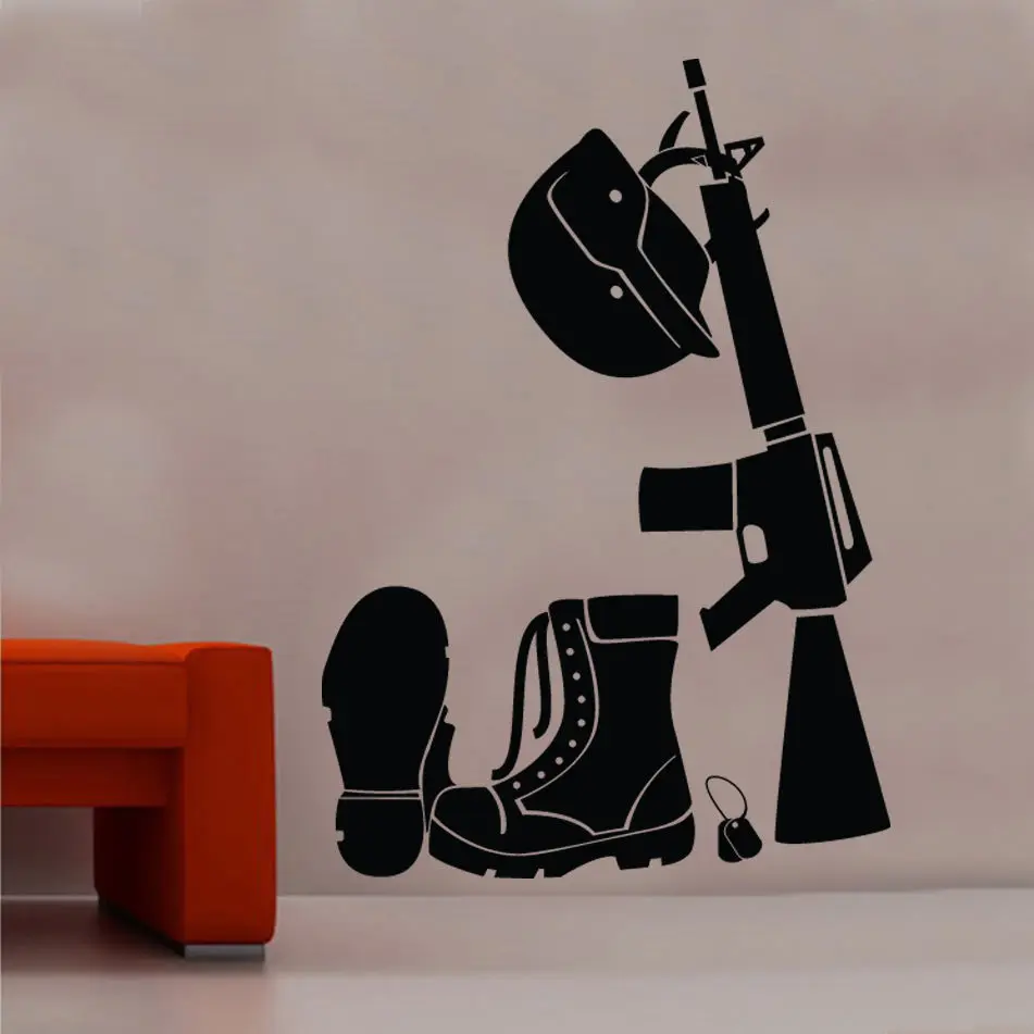 The Soldiers Kit Wall Stickers Army War decor Boys Vinyl Art Decal kids room Home Decor D218
The Soldiers Kit Wall Stickers Army War decor Boys Vinyl Art Decal kids room Home Decor D218