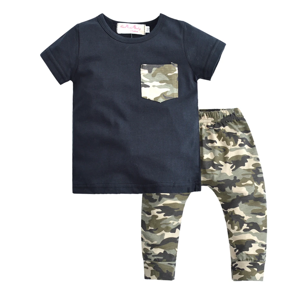 New 2020 Summer Newborn Baby Boys Clothes Cotton Short sleeve T-shirt+Casual Camouflage Pants Infant Clothing Set
New 2020 Summer Newborn Baby Boys Clothes Cotton Short sleeve T-shirt+Casual Camouflage Pants Infant Clothing Set