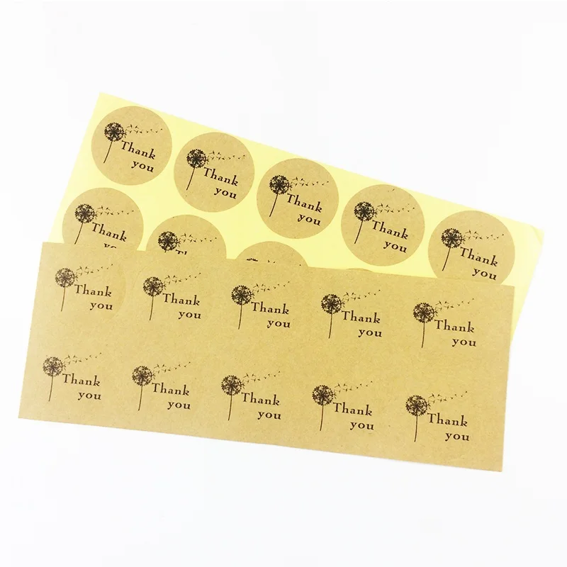 1000 Pcs/lot Thank You Sticker Dandelion Kraft Label Sticker DIY Gift Cake Baking Sealing Scrapbooking Labels For Thanksgiving
1000 Pcs/lot Thank You Sticker Dandelion Kraft Label Sticker DIY Gift Cake Baking Sealing Scrapbooking Labels For Thanksgiving