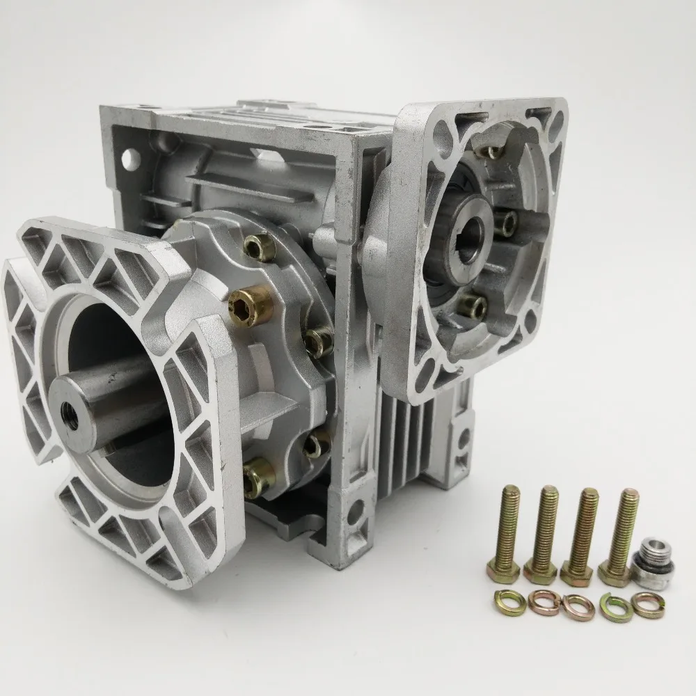 NMRV050-20 with Short Output Flange Ratio 20:1 Worm Gearbox Reducer 14mm 19mm Input Shaft for NEMA42 Servo Motor Stepper Motor
NMRV050-20 with Short Output Flange Ratio 20:1 Worm Gearbox Reducer 14mm 19mm Input Shaft for NEMA42 Servo Motor Stepper Motor
