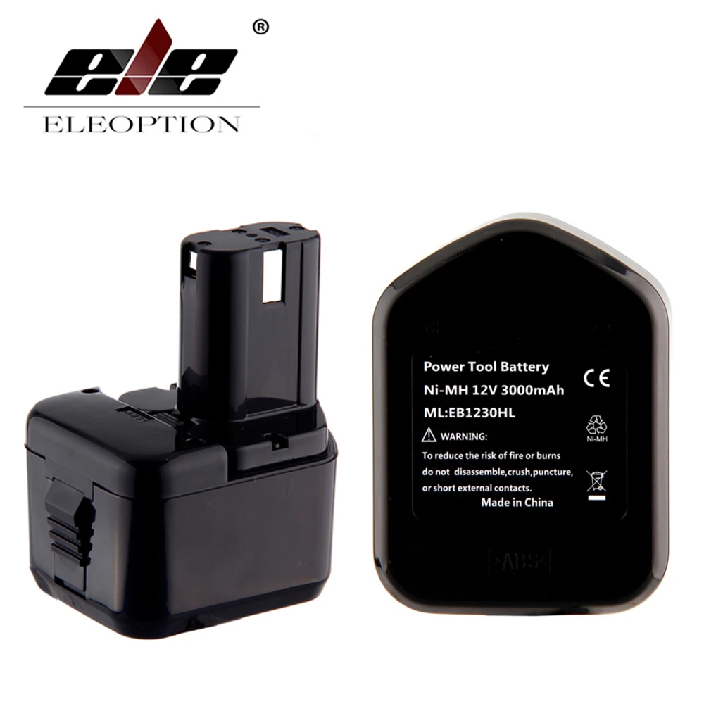 ELEOPTION 2 шт. Ni-MH 3000 мАч 12 В Аккумуляторная дрель Перезаряжаемые Мощность инструмент