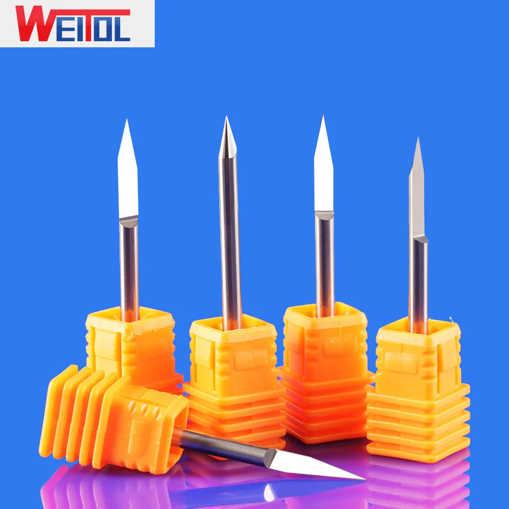 WeiTol 3,175 мм 2 шт. плоские гравировальные Биты V-образной формы PCB фрезы карбидные 20 градусов Концевая фреза
WeiTol 3,175 мм 2 шт. плоские гравировальные Биты V-образной формы PCB фрезы карбидные 20 градусов Концевая фреза