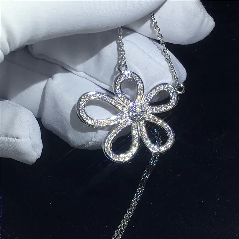 Classic Flower shape pendant With necklace 925 Sterling silver AAAAA zircon Cz Engagement wedding Pendants for women Gift
Classic Flower shape pendant With necklace 925 Sterling silver AAAAA zircon Cz Engagement wedding Pendants for women Gift