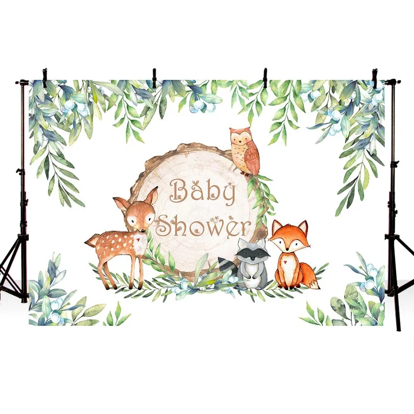MEHOFOTO Vinyl Woodland Baby Shower Backdrops Flower Leaves Animal Birthday Party Backdrop Photography Prop Photo Background
MEHOFOTO Vinyl Woodland Baby Shower Backdrops Flower Leaves Animal Birthday Party Backdrop Photography Prop Photo Background