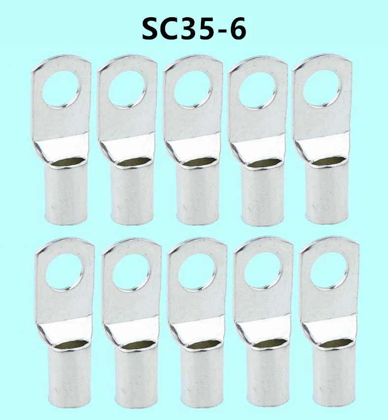Brand new SC35-6/SC35-8 Bolt Hole Tinned Copper Cable lugs Terminals set Wire terminals connector
Brand new SC35-6/SC35-8 Bolt Hole Tinned Copper Cable lugs Terminals set Wire terminals connector