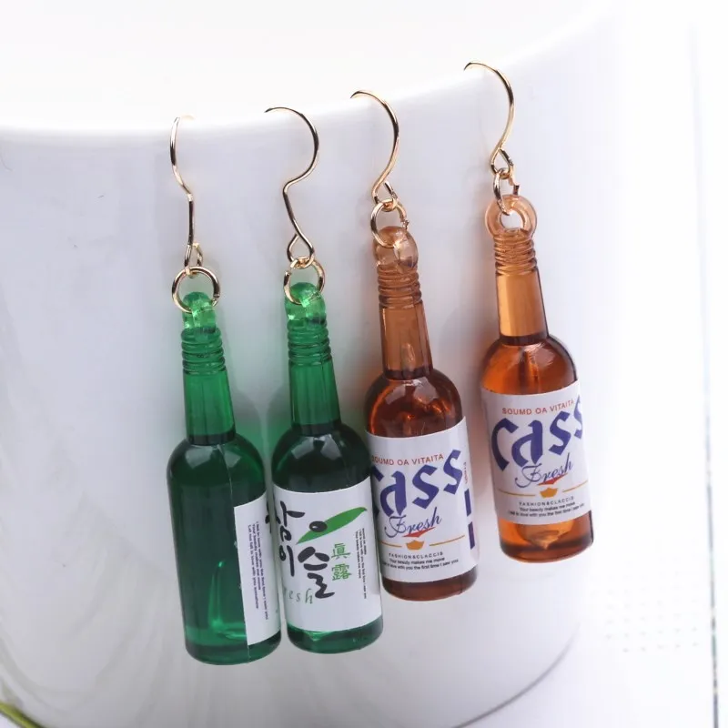 European Personality Punk Beer Bottle Drop Earrings for Women Jewelry boucle Brincos Irregular Dangle Earing Pendientes
European Personality Punk Beer Bottle Drop Earrings for Women Jewelry boucle Brincos Irregular Dangle Earing Pendientes