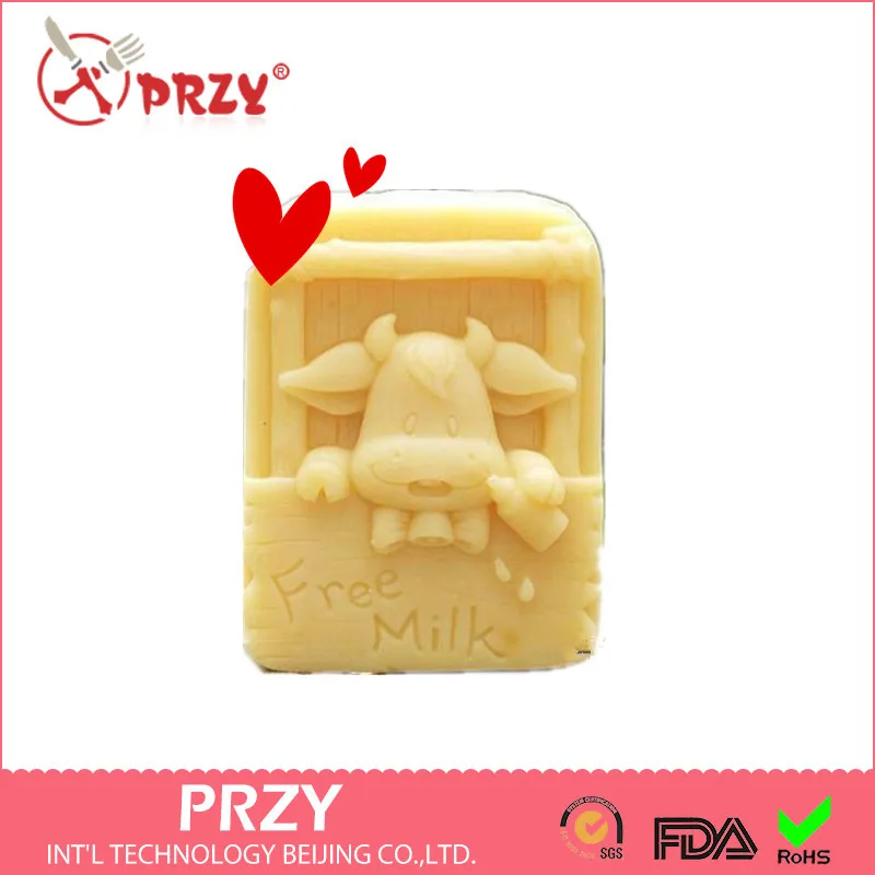 PRZY Free shipping DIY cow modelling silicon soap mold Cake decoration mold Handmade soap mold
PRZY Free shipping DIY cow modelling silicon soap mold Cake decoration mold Handmade soap mold