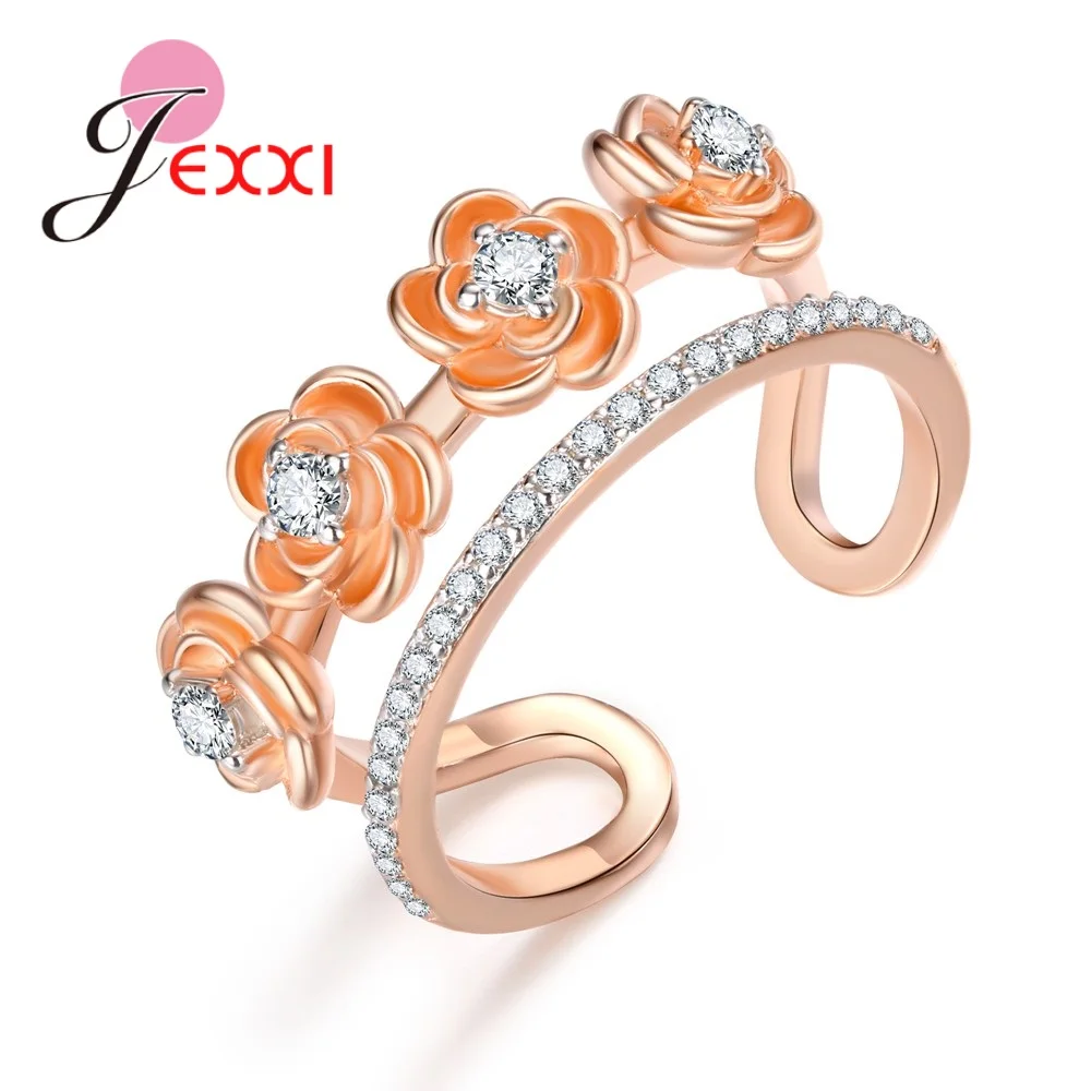 Flower Plants Women Ring Rose Gold Jewelry Fashion Anel Girls Accessory Sweet High Quality Opening Bijoux Best Present
Flower Plants Women Ring Rose Gold Jewelry Fashion Anel Girls Accessory Sweet High Quality Opening Bijoux Best Present