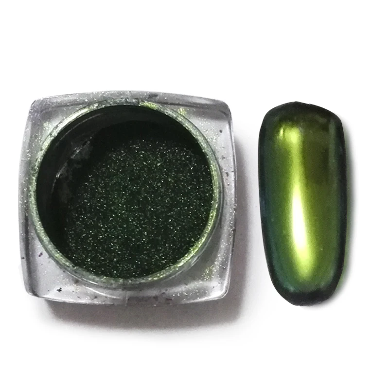 1g Box Chameleon Powder Coating Chrome Effect Glitter Dust Tools Flakes Mirror Pigment | Красота и здоровье
