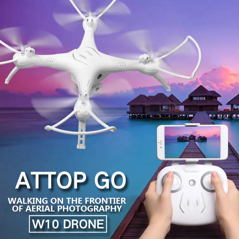 Дрон W10 RC с камерой 720P, 6-осевой 2,4 ГГц, 4 канала, Wi-Fi, FPV, голосовое управление, удержание высоты, автоматическое возврат, управление через прило...
Дрон W10 RC с камерой 720P, 6-осевой 2,4 ГГц, 4 канала, Wi-Fi, FPV, голосовое управление, удержание высоты, автоматическое возврат, управление через прило...