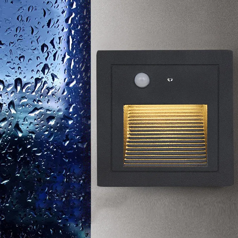 Waterproof 3W Motion Sensor LED Stair Step Lights PIR LED Footlight Embedded Corner Wall Floor Underground Lamp Indoor Outdoor
Waterproof 3W Motion Sensor LED Stair Step Lights PIR LED Footlight Embedded Corner Wall Floor Underground Lamp Indoor Outdoor