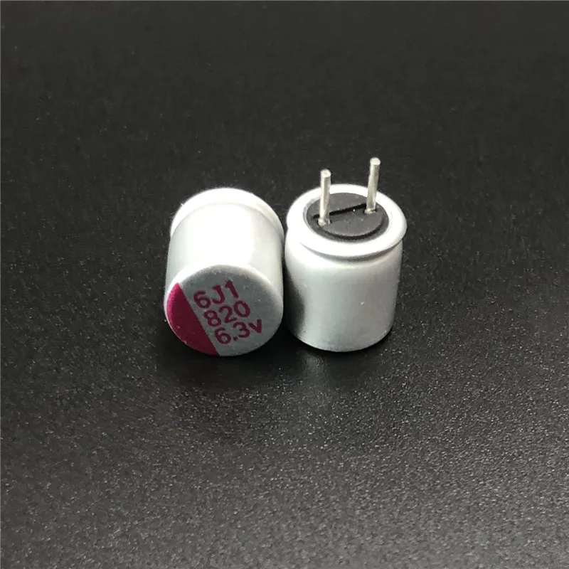 10 шт/100 шт 820 мкФ 6 3 V Япония Matsuki RL серии 8x9 мм 6.3V820uF супер низкий ESR полимерный