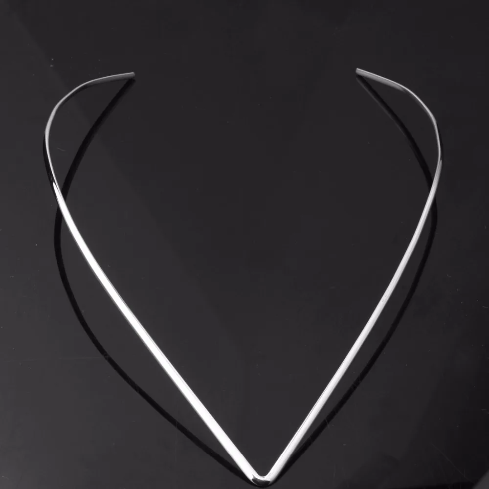 New Atmosphere Simple 3mm Silver Color Choker Necklace Stainless Steel Womens Jewelry Wholesale
New Atmosphere Simple 3mm Silver Color Choker Necklace Stainless Steel Womens Jewelry Wholesale