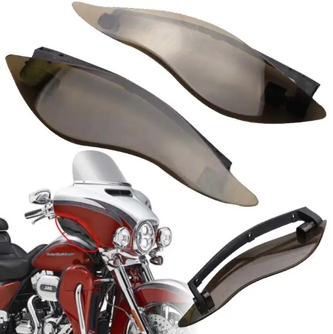 Smoke Upper Outer Fairing Side Wings Air Deflectors For Harley Touring 2014-2016
Smoke Upper Outer Fairing Side Wings Air Deflectors For Harley Touring 2014-2016
