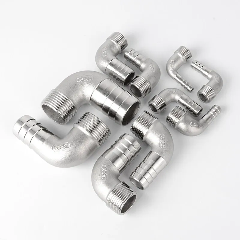 1/2'' BSP Male Thread x 15mm 304 Stainless Steel Elbow Connector Barb Hose Tail Reducer Pagoda Joint Coupling Pipe Fitting
1/2'' BSP Male Thread x 15mm 304 Stainless Steel Elbow Connector Barb Hose Tail Reducer Pagoda Joint Coupling Pipe Fitting