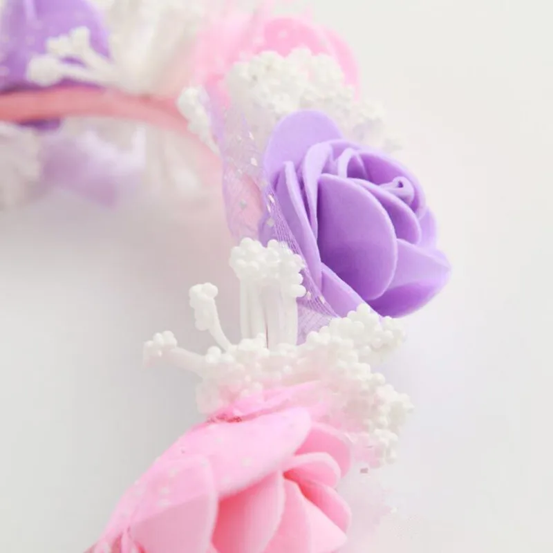 New Kids Girls Rose Flower Headband Garland Wreath Flashing Foam Flowers Hair Accessories Halloween Party Favor Gift
New Kids Girls Rose Flower Headband Garland Wreath Flashing Foam Flowers Hair Accessories Halloween Party Favor Gift