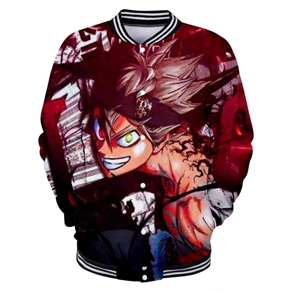 3D Black Clover jacket Men/Women Keep warm Tops Leisure Black Clover Baseball uniform Anime Print Cool Hip Hop coat streetwear
3D Black Clover jacket Men/Women Keep warm Tops Leisure Black Clover Baseball uniform Anime Print Cool Hip Hop coat streetwear