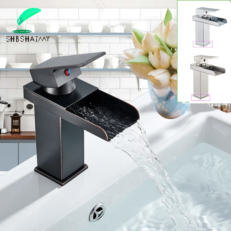 ORB Waterfall Bathroom Basin Faucet Deck Mounted Cold and Hot Water Mixer Single Handle Single Hole Water Tap
ORB Waterfall Bathroom Basin Faucet Deck Mounted Cold and Hot Water Mixer Single Handle Single Hole Water Tap