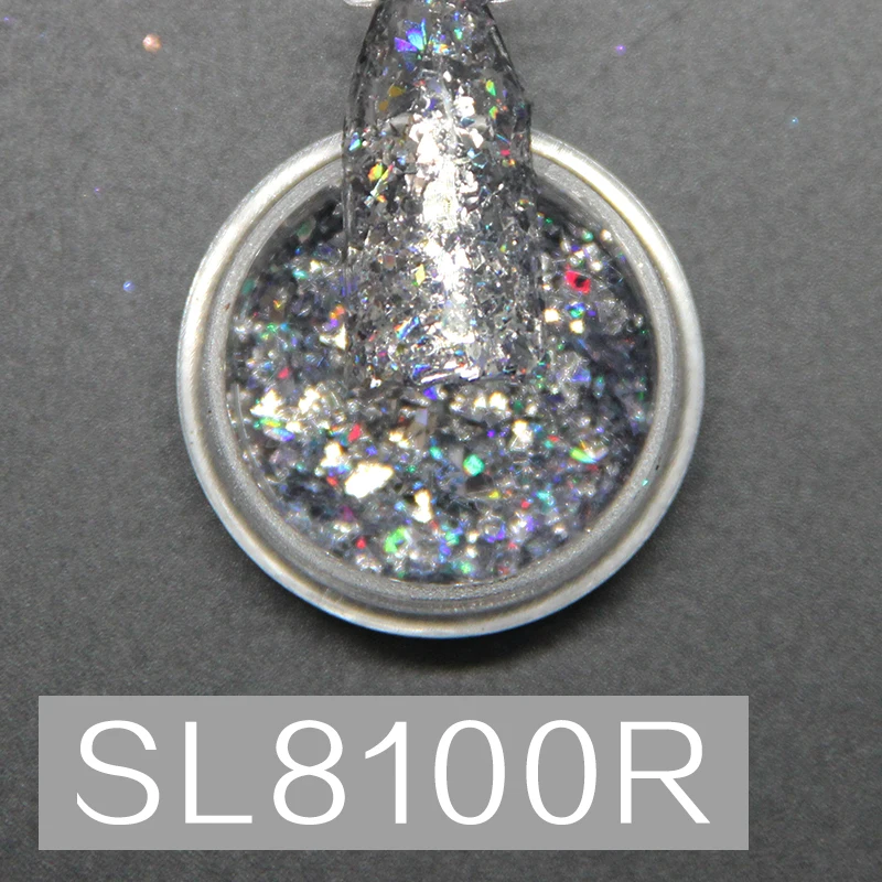 Сарнесс хромовый Блестящий пигмент DIY украшения для ногтей порошок лазер маникюр