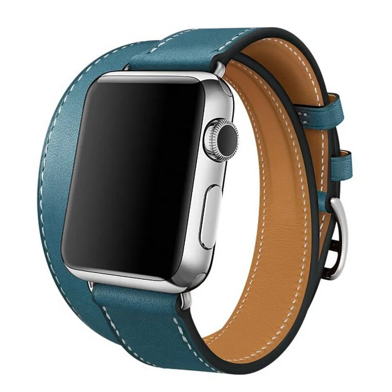 High Quality Double Tour Strap for Apple Watch Series 5 4 3 2 1 Band iWatch 38/40mm 42/44mm Genuine Leather Bracelet Watchband
High Quality Double Tour Strap for Apple Watch Series 5 4 3 2 1 Band iWatch 38/40mm 42/44mm Genuine Leather Bracelet Watchband