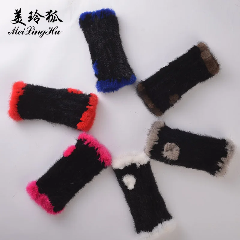 Genuine Mink Fur Glove Women Winter Gloves Luxury Russian Elastic Soft Warm Patchwork Genuine Mink Fur Knit Gloves&Mittens
Genuine Mink Fur Glove Women Winter Gloves Luxury Russian Elastic Soft Warm Patchwork Genuine Mink Fur Knit Gloves&Mittens