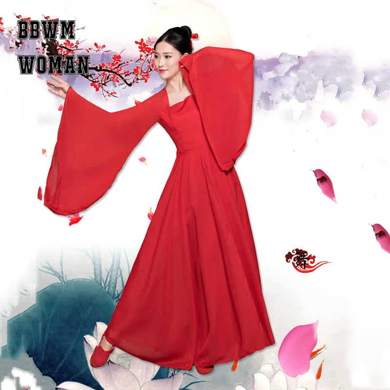 Classical Dance Costumes Female Elegant Chinese Style Cool Beautiful Ancient Fairy Improved Hanfu Dress Adult ZO834
Classical Dance Costumes Female Elegant Chinese Style Cool Beautiful Ancient Fairy Improved Hanfu Dress Adult ZO834