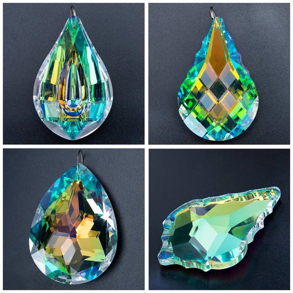 H&D 4Pcs Prism Crystal Window Suncatcher Hanging Ornament Rainbow Maker for Home,Garden Decoration Christmas Tree Ornament Gift
H&D 4Pcs Prism Crystal Window Suncatcher Hanging Ornament Rainbow Maker for Home,Garden Decoration Christmas Tree Ornament Gift
