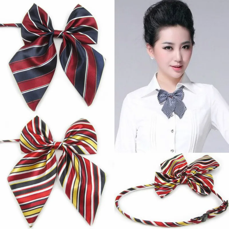 Hot Sale Bow Tie For Women High School Girl Student Cosplay Uniform Formal Suit Accessories Cravat Butterfly Knot Striped
Hot Sale Bow Tie For Women High School Girl Student Cosplay Uniform Formal Suit Accessories Cravat Butterfly Knot Striped