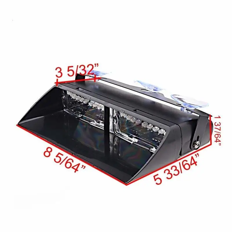 RED & Yellow 16 LED High Intensity LED Law Enforcement Emergency Hazard Warning Strobe Lights For Interior Roof/Dash/Windshield
RED & Yellow 16 LED High Intensity LED Law Enforcement Emergency Hazard Warning Strobe Lights For Interior Roof/Dash/Windshield