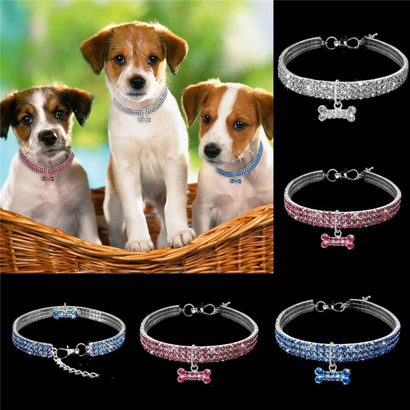 Luxury Bling Crystal Dog Collar Diamond Puppy Pet Shiny Full Rhinestone Necklace Pendant Collar Collars for Pet Dogs Supplies
Luxury Bling Crystal Dog Collar Diamond Puppy Pet Shiny Full Rhinestone Necklace Pendant Collar Collars for Pet Dogs Supplies