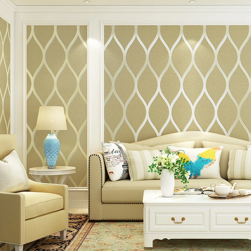 Beibehang papel parede European TV background wallpaper 3d modern simple personality wallpaper bedroom living room 3D wallpaper
Beibehang papel parede European TV background wallpaper 3d modern simple personality wallpaper bedroom living room 3D wallpaper