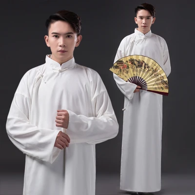 High quality Autumn Men's Chinese Traditional gown Robe Casual Comfortable Cotton Linen Pure Color Long Sleeve Tang Suit Robe
High quality Autumn Men's Chinese Traditional gown Robe Casual Comfortable Cotton Linen Pure Color Long Sleeve Tang Suit Robe