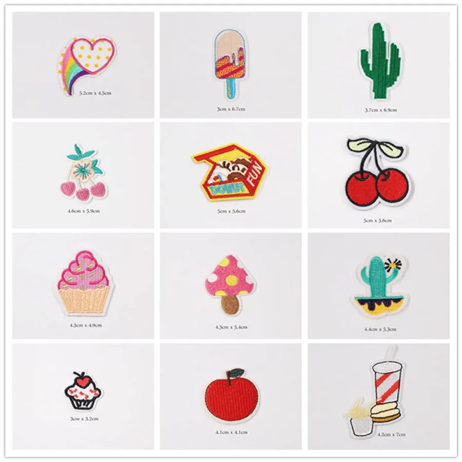 Cherry Apple Cake Patches Cap Shoe Iron On Embroidered Appliques DIY Apparel Accessories Patch For Clothing Fabric Badges BU161
Cherry Apple Cake Patches Cap Shoe Iron On Embroidered Appliques DIY Apparel Accessories Patch For Clothing Fabric Badges BU161
