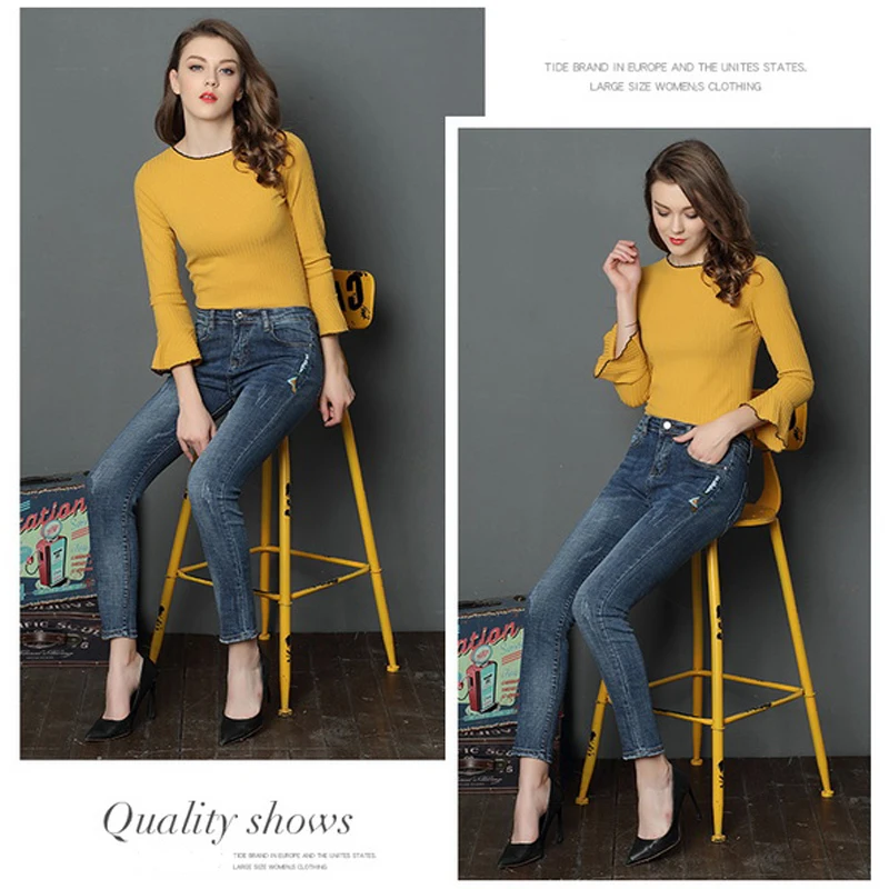 DTYNZ Jeans Pants Women Casual Skinny Pencil Girls Denim Pant Hole Vintage Summer Autumn Plus Size ins Pants
DTYNZ Jeans Pants Women Casual Skinny Pencil Girls Denim Pant Hole Vintage Summer Autumn Plus Size ins Pants