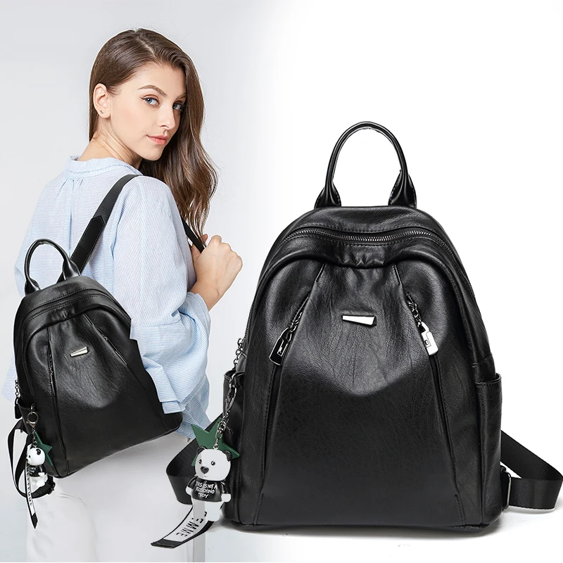 KIHUN washed pu leather backpack for women shoulder bag high quality hot popular girls school bag packs 2018 new weekend bagpack
KIHUN washed pu leather backpack for women shoulder bag high quality hot popular girls school bag packs 2018 new weekend bagpack