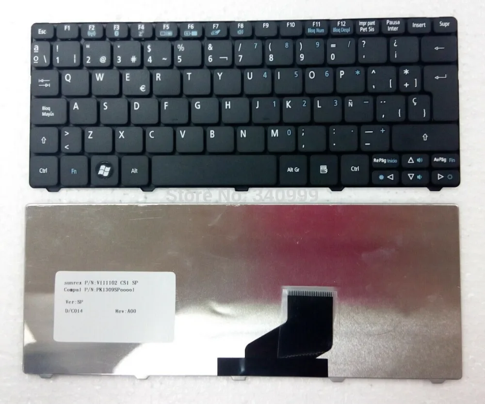 Бесплатная доставка новая клавиатура для ноутбука acer Aspire One 532 h 521 522 533 D255 D255E D260 D257 клавиатура spainsp LA Teclado Черный
Бесплатная доставка новая клавиатура для ноутбука acer Aspire One 532 h 521 522 533 D255 D255E D260 D257 клавиатура spainsp LA Teclado Черный