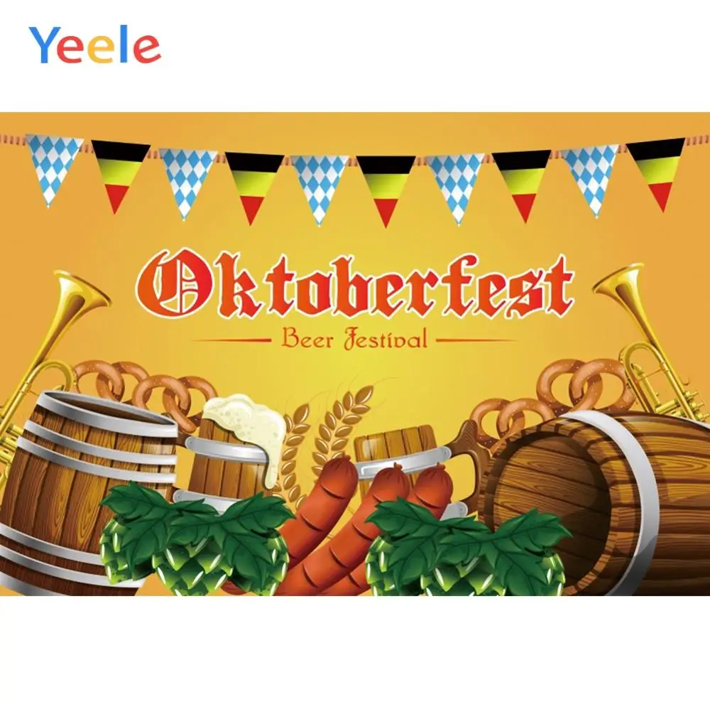 Фоны для фотосъемки Yeele с изображением Октоберфеста карнавала вечевечерние еды