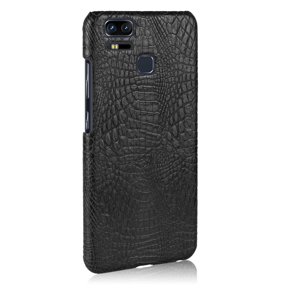 Жесткий чехол из искусственной кожи с текстурой под крокодила для Asus ZE620KL ZE554KL