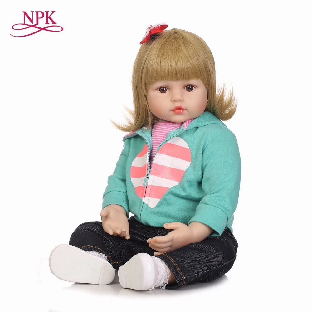 Кукла новорожденная NPK, мягкая силиконовая кукла 23 "57 см, игрушки для девочек, детские игрушки, bebe boneca reborn
Кукла новорожденная NPK, мягкая силиконовая кукла 23 "57 см, игрушки для девочек, детские игрушки, bebe boneca reborn