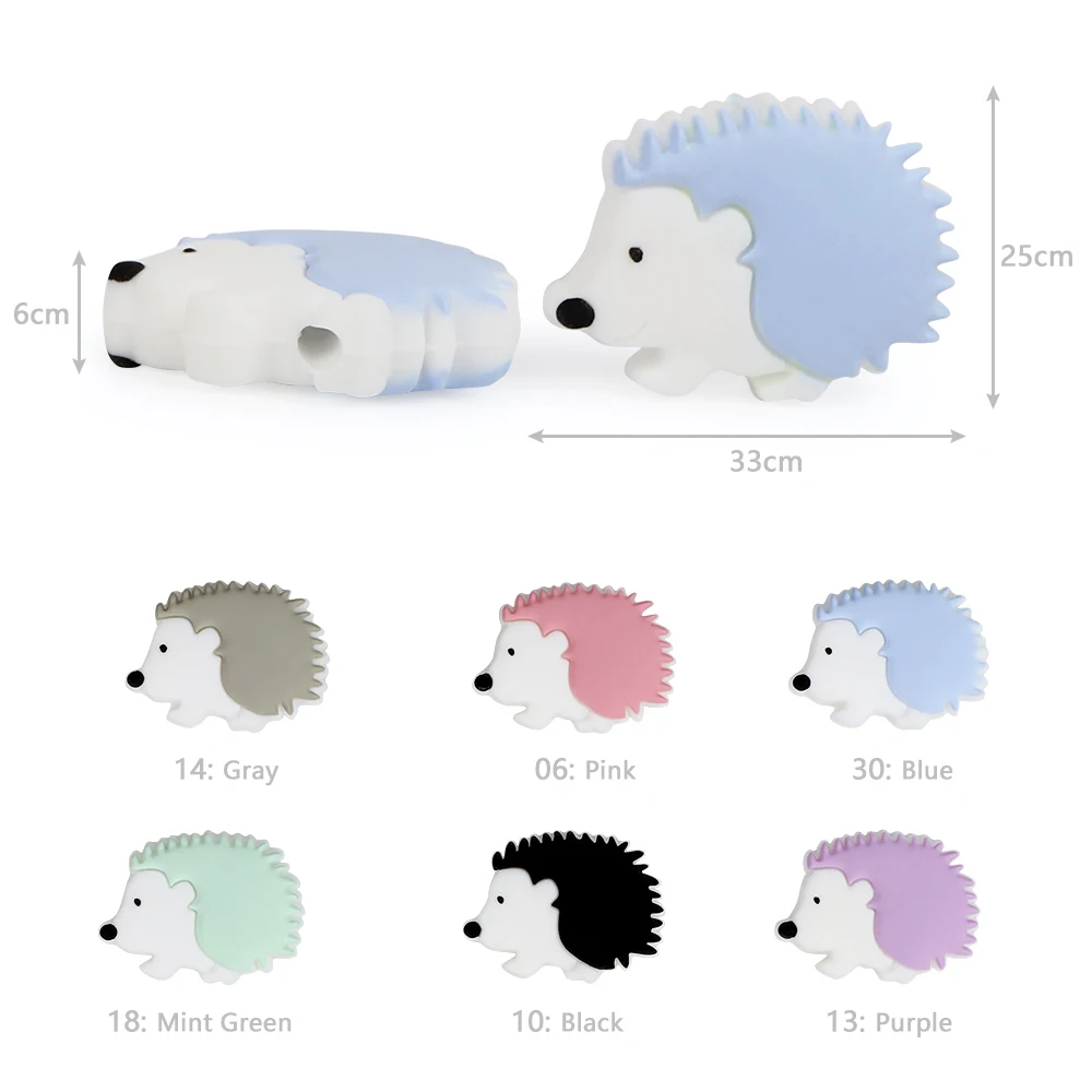 TYRY.HU 50pc Cartoon Silicone Beads Food Grade Mini Hedgehog Rodent Baby Teething Toys DIY Pacifier Chain Necklace Baby Teether
TYRY.HU 50pc Cartoon Silicone Beads Food Grade Mini Hedgehog Rodent Baby Teething Toys DIY Pacifier Chain Necklace Baby Teether