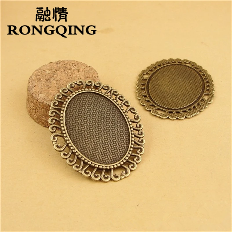 RONGQING 40*30MM 20pcs/lot Bean sprouts Retro Necklace Tray Cabochon Base Setting DIY Accessories Wholesale Craft
RONGQING 40*30MM 20pcs/lot Bean sprouts Retro Necklace Tray Cabochon Base Setting DIY Accessories Wholesale Craft