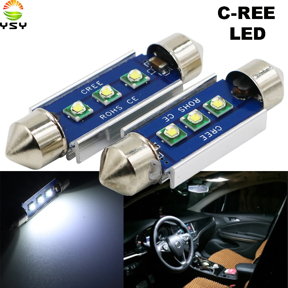 YSY 20 шт. Festoon CANBUS 31 мм 36 мм 39 мм 41 мм C5W C10W светодиодный без ошибок C-REE светодиодный smd Интерьер Чтение белые лампы купольные лампы авто
YSY 20 шт. Festoon CANBUS 31 мм 36 мм 39 мм 41 мм C5W C10W светодиодный без ошибок C-REE светодиодный smd Интерьер Чтение белые лампы купольные лампы авто
