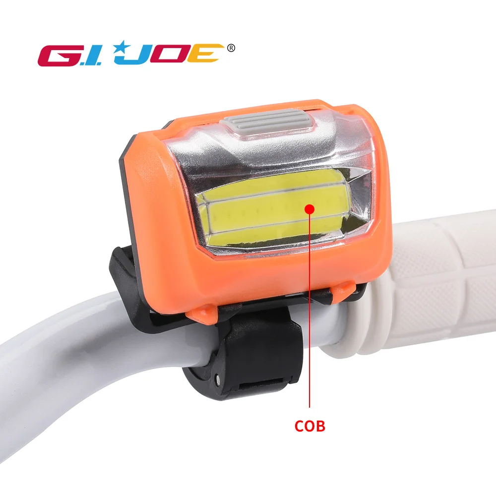GIJOE led bicycle light unique products cob lamp waterproof plastic case use 3*AAA battery 3 modes super bright
GIJOE led bicycle light unique products cob lamp waterproof plastic case use 3*AAA battery 3 modes super bright
