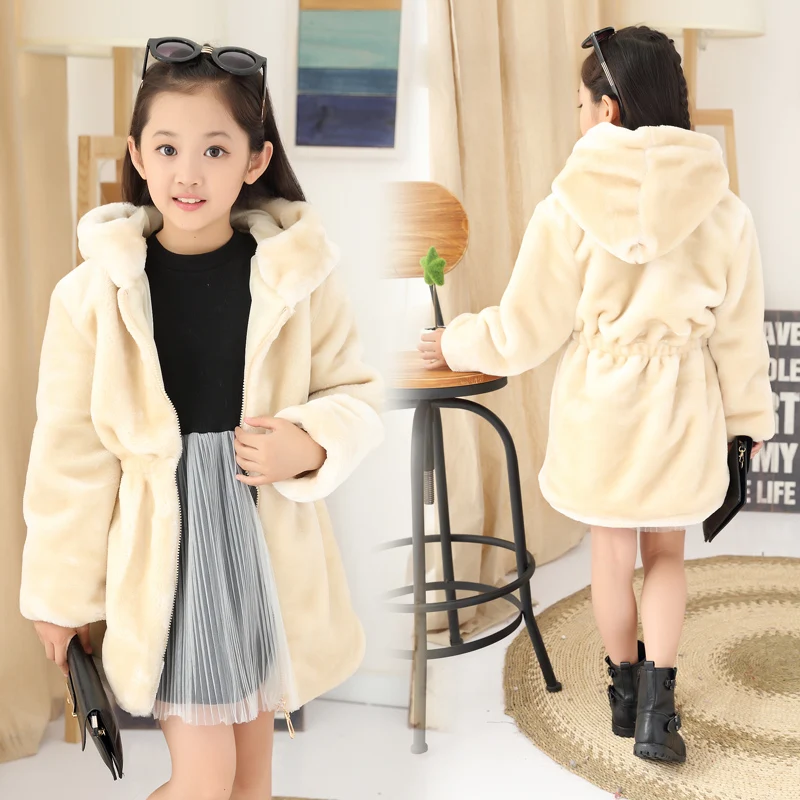 2018 Girls Winter Faux Fur Fleece Girls' Coats Kids Warm Jacket Children Snowsuit Outerwear Dress Style Jacket Free Shipping
2018 Girls Winter Faux Fur Fleece Girls' Coats Kids Warm Jacket Children Snowsuit Outerwear Dress Style Jacket Free Shipping