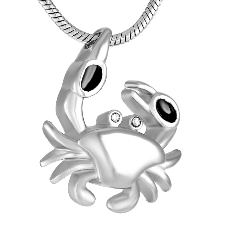 IJD9259 Stainless Steel Crab Pendant Cremation Memorial Jewelry for Ashes Urn for Human Keepsake Necklace Jewelry
IJD9259 Stainless Steel Crab Pendant Cremation Memorial Jewelry for Ashes Urn for Human Keepsake Necklace Jewelry